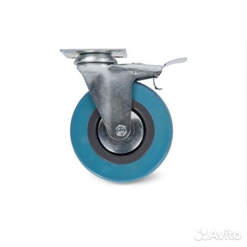 Колесо аппаратное SCgb 42 100мм с тормозом