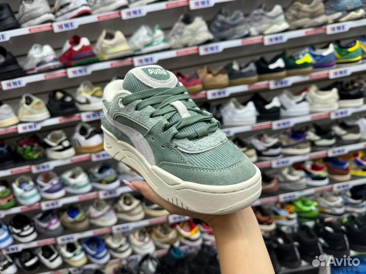 Кроссовки puma 180 sk8 tones зеленые