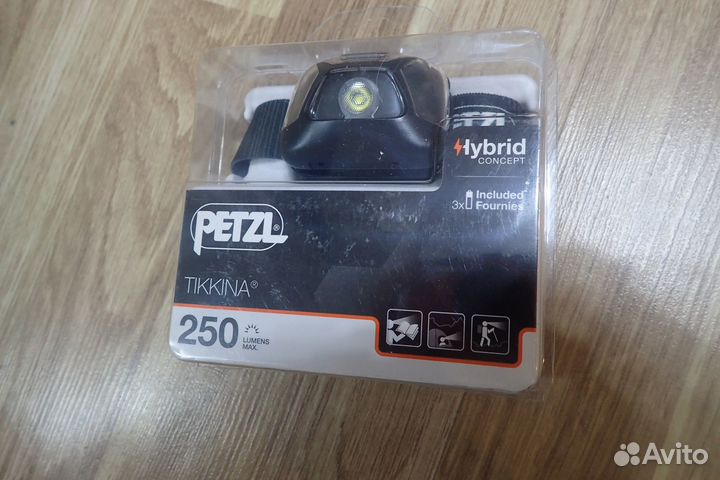 Фонари Petzl Tikkina 250лм, Tikka 300лм, Silva 350