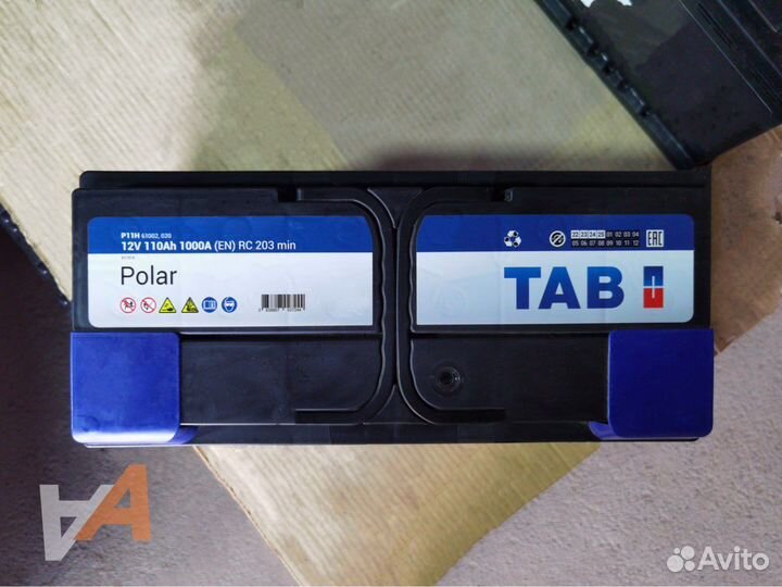 Автомобильный аккмулятор Tab 110 А/ч с доставкой