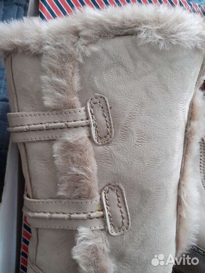 Сапоги кожаные на меху Tervolina