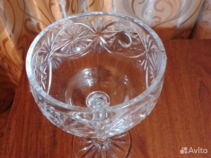 Комплект вазочек. Хрусталь. СССР