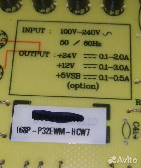 Блок питания для телевизоров 168p-p32ewm-w7