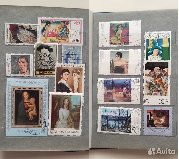 Марки искусство