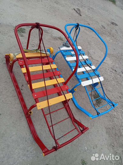 Детские зимние санки