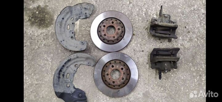 Комплект задних тормозов Ауди а8d3 310мм