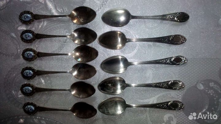 Чайные ложки СССР мельхиор