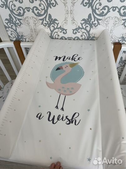 Пеленальная доска на кроватку