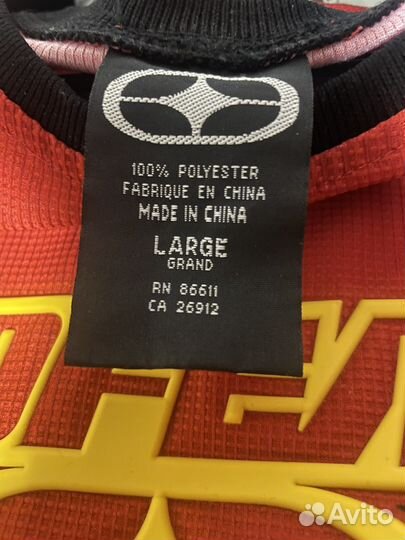 Винтажный long sleeve для мотокросса