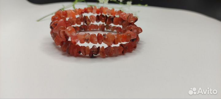 Женский браслет из натурального агата