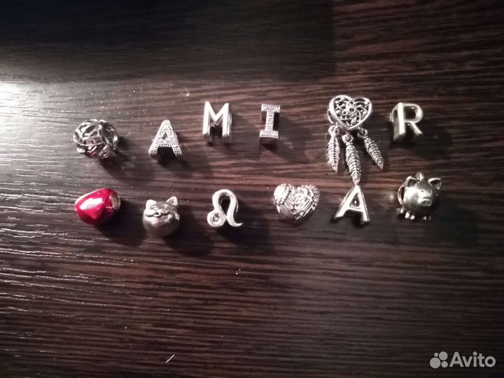 Шармы серебро pandora (оригинал)