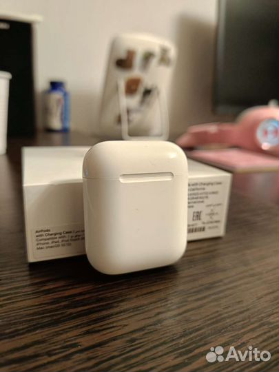 Беспроводные наушники apple airpods оригинал