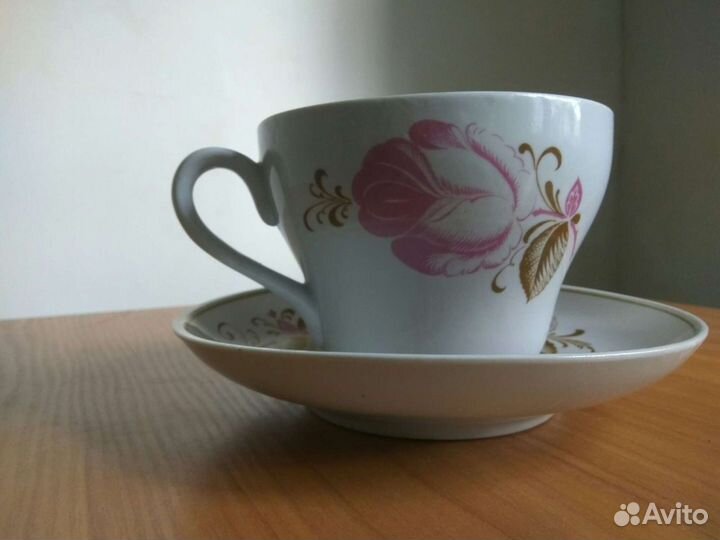 Чайная пара огромная Вербилки СССР