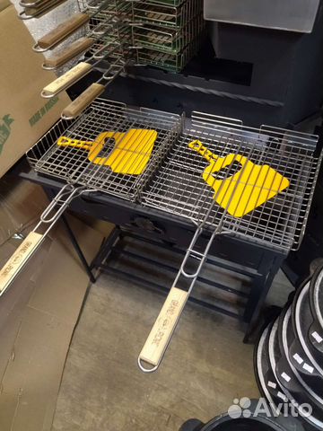 Решетка гриль барбекю из нержавейки