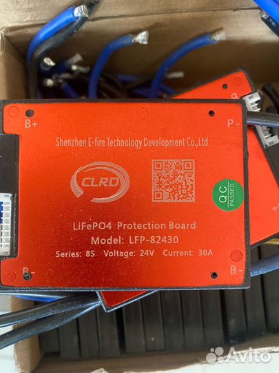 LiFePo4 8S 24V 30A BMS