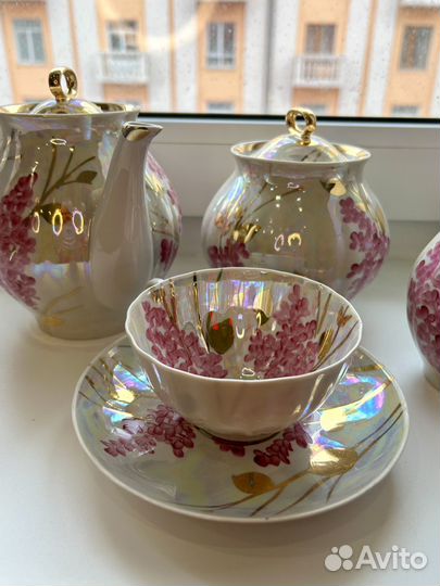 Фарфоровый чайный сервиз дулево