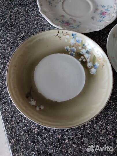 Старинные блюдца Лимож