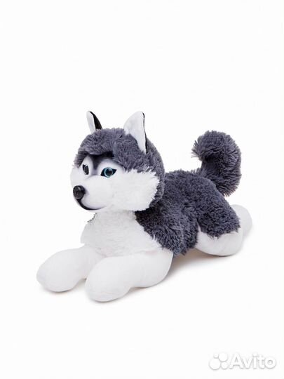 Игрушка мягкая Смол Тойс Хаски Грей 45 см 6484/ср