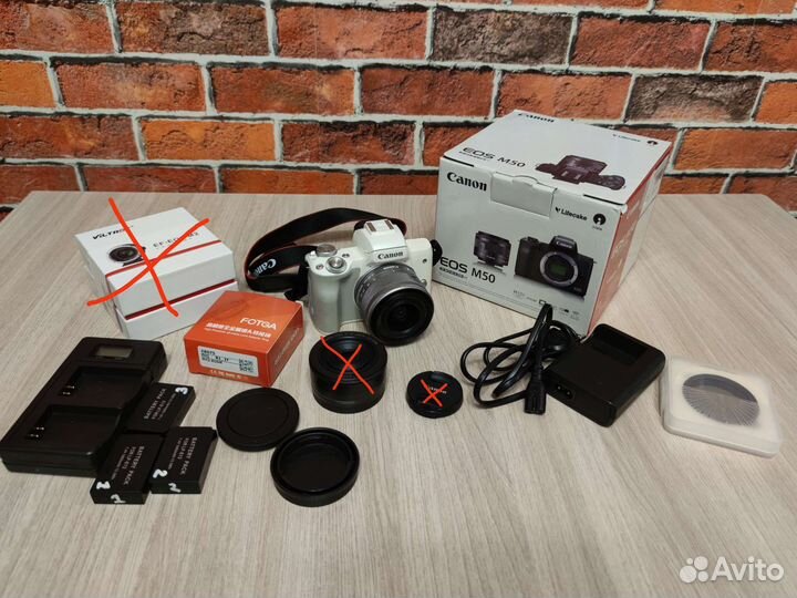 Canon EOS M50 Kit + допы