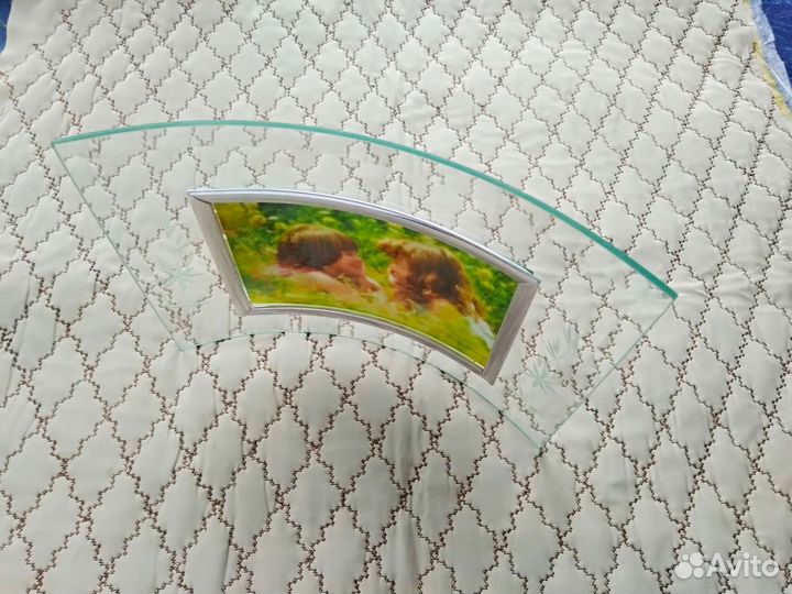 Полукруглая рамка для фото, стекло