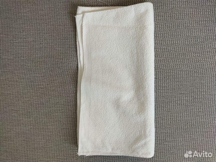 Полотенце белое махровое СССР новое