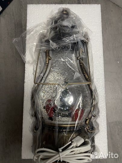 Фонарь новогодний светящийся, музыкальный