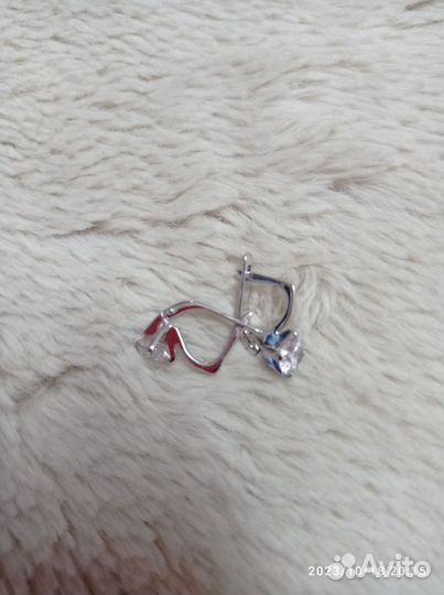 Серьги серебро 925