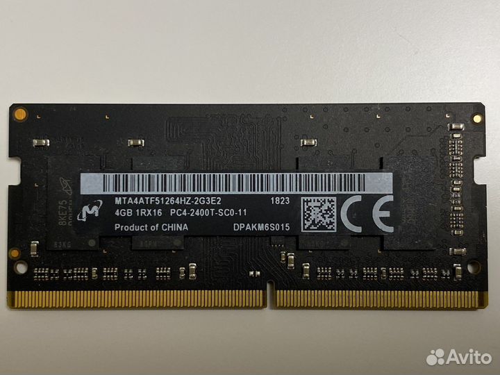 Оперативная память ddr4 4gb 2400
