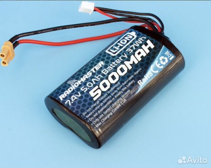 RadioMaster TX16s/TX12 mkii 5000mah 2s АКБ