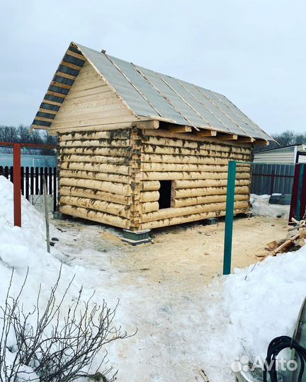 Сруб для бани дачный домик 6х3