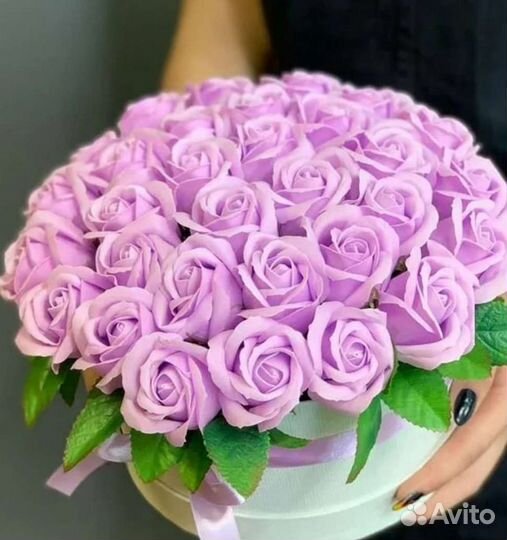 Букет из мыльных цветов