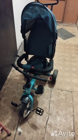 Детский велосипед с ручкой бу