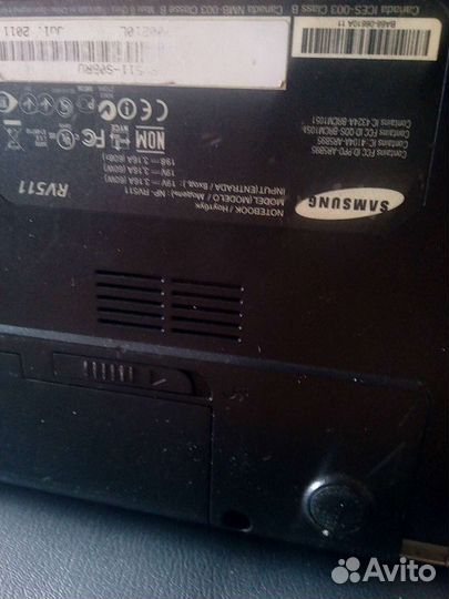 Ноутбук samsung rv511