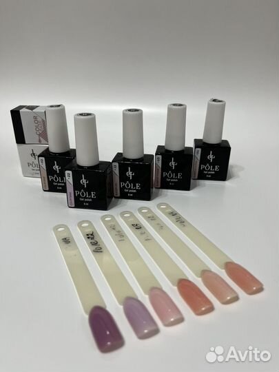 Базы и гель-лак для маникюра набор