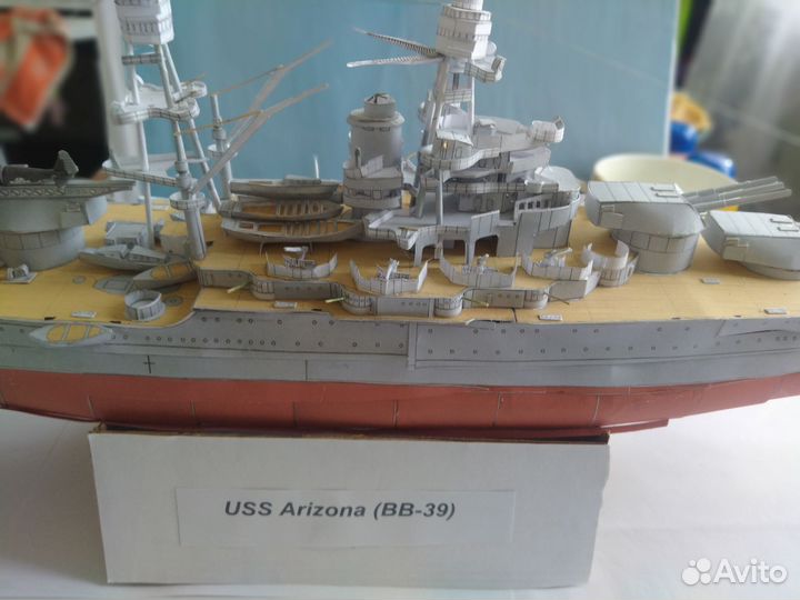 Модель корабля Линкор аризона