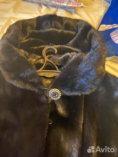Шуба норковая с капюшоном 46-48