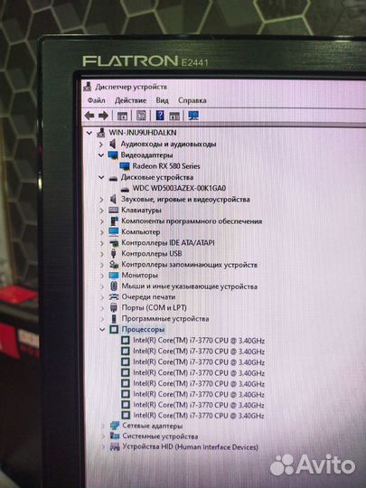 AMD RyzeN 7 Моник 27