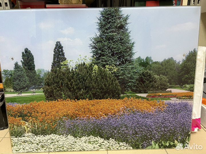 Кухонный фартук стеклянный