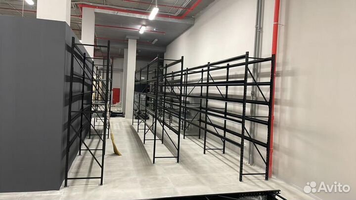 Стеллаж грузовой бу металлический 1,75 и 2 м