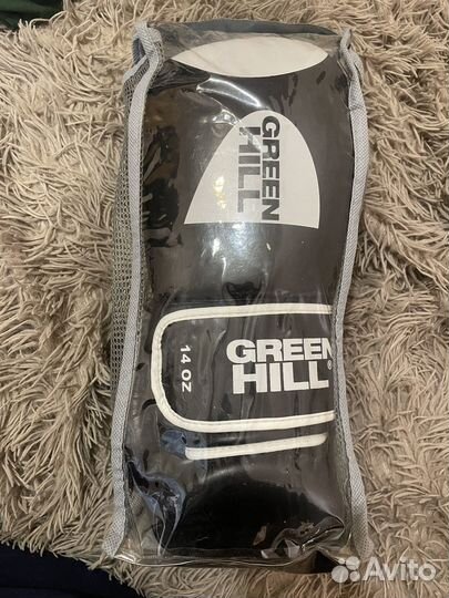 Боксерские перчатки 14 oz Green Hill