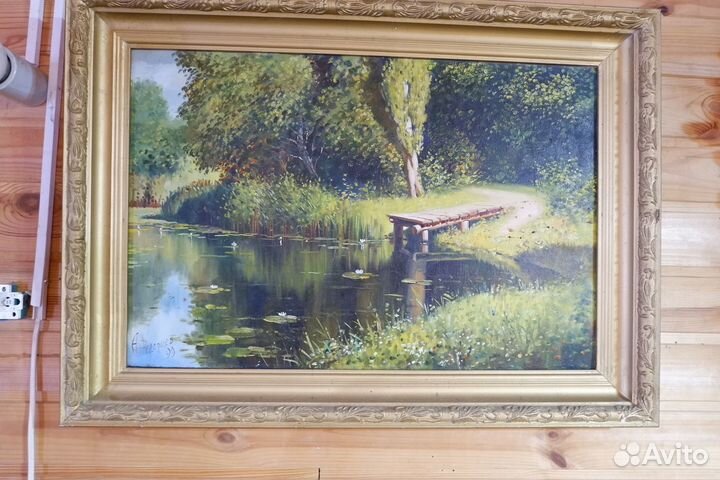 Картина маслом на холсте пейзаж