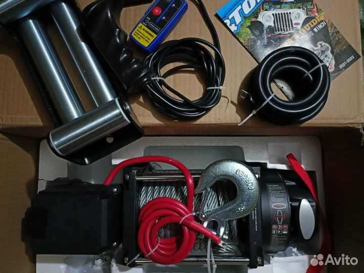 Лебедка на эвакуатор Electric Winch 20000lbs 12V