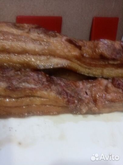 Копченое домашнее сало. Вкусное ароматное