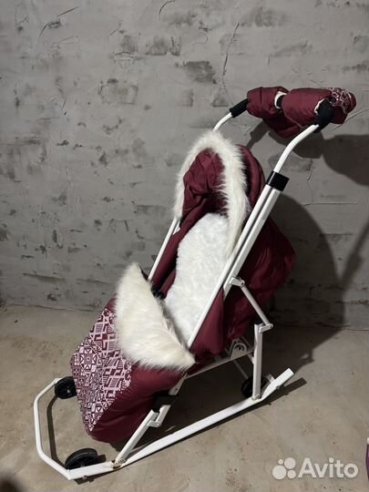 Детские санки коляска