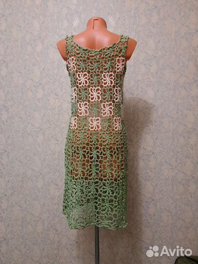 Платье вязанное крючком