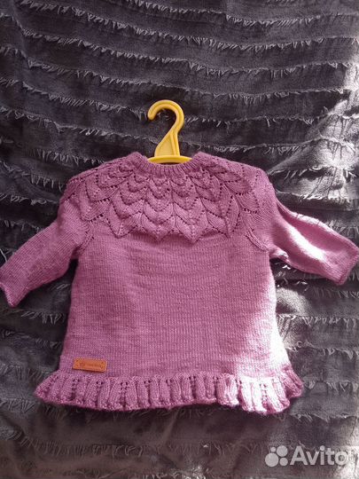 Вязаное платье детское