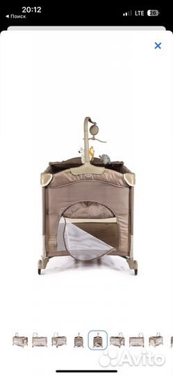 Манеж кровать babyton в отличном состоянии