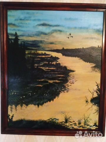 Картина маслом пейзаж (большая)