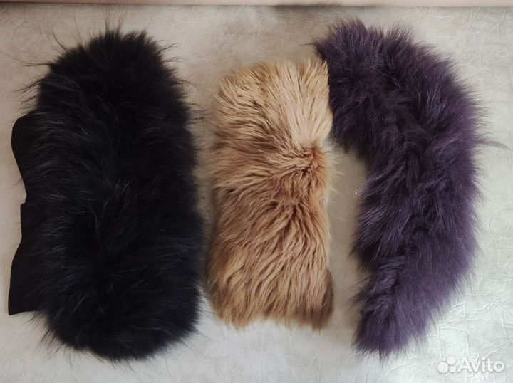 Обрезки меха и кожи большой пакет