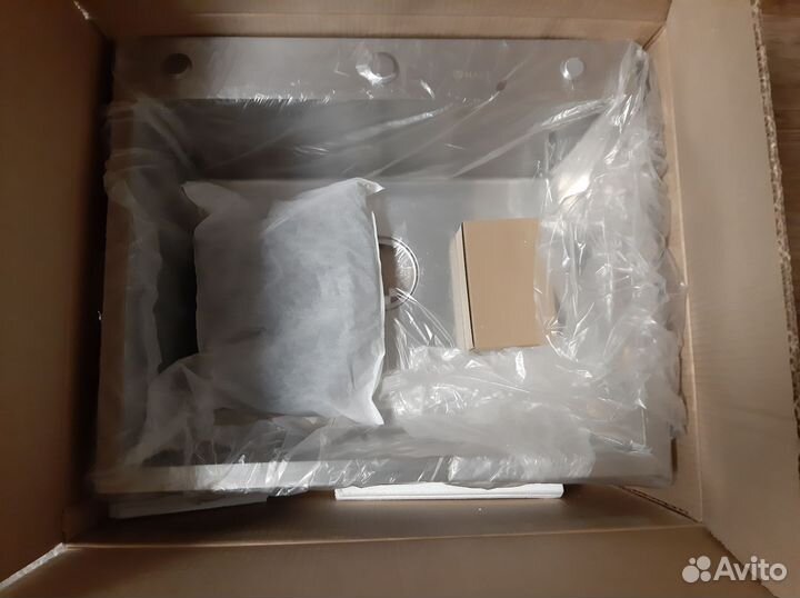 Кухонная мойка из нержавеющей стали 60см*50 см